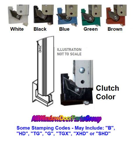 Window Balance Pairs Color Coded Tilt Balances - 26