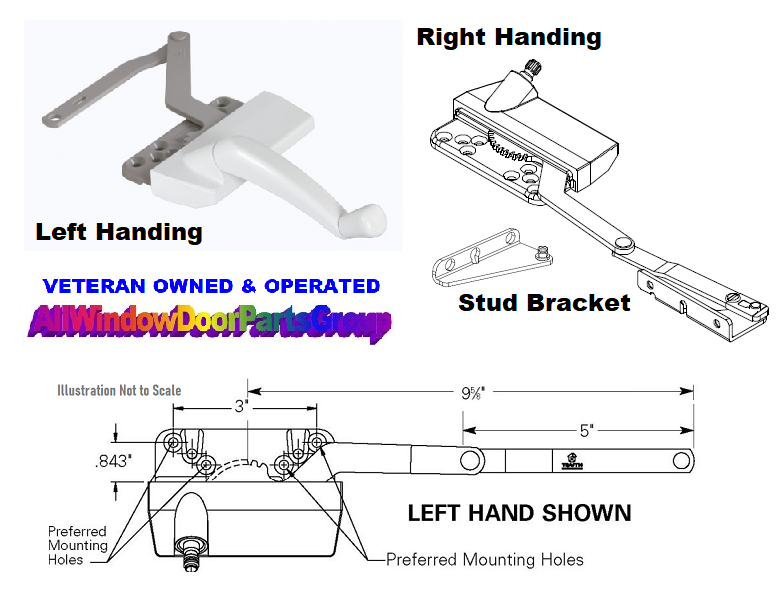 Old Style Marvin Roto Operators | Casemaster Split-Arm Crank | All ...