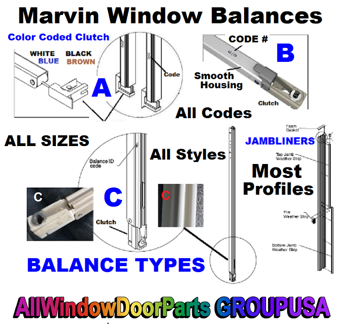 Marvin Replacement Double Hung Window Balances 12