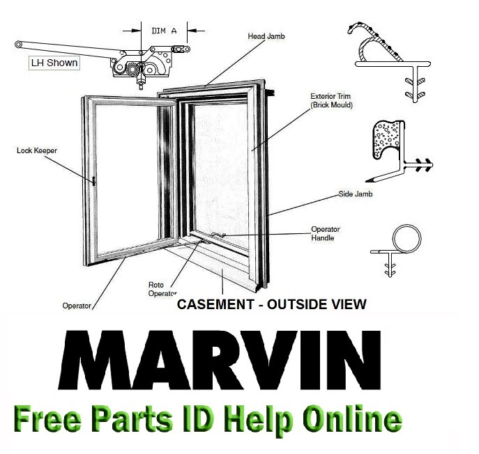 Replacement Parts Marvin Window Door Parts Free Parts ID Help All