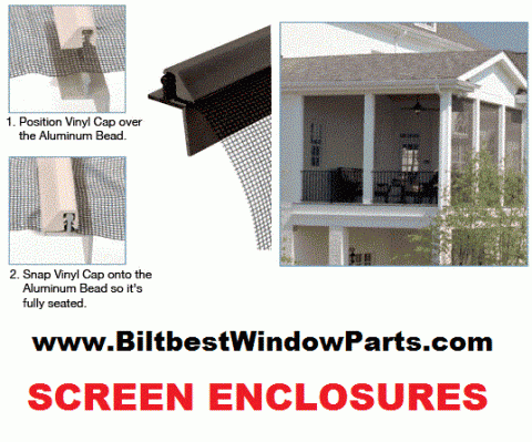 Parts Help and Consultations for Deck and Patio Screen Enclosure Systems to keep Out Mosquitos