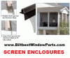 Parts Help and Consultations for Deck and Patio Screen Enclosure Systems to keep Out Mosquitos